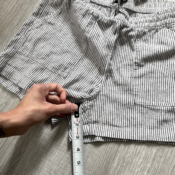 J. Crew Factory NWT linen blend striped shorts XS - Picture 4 of 11